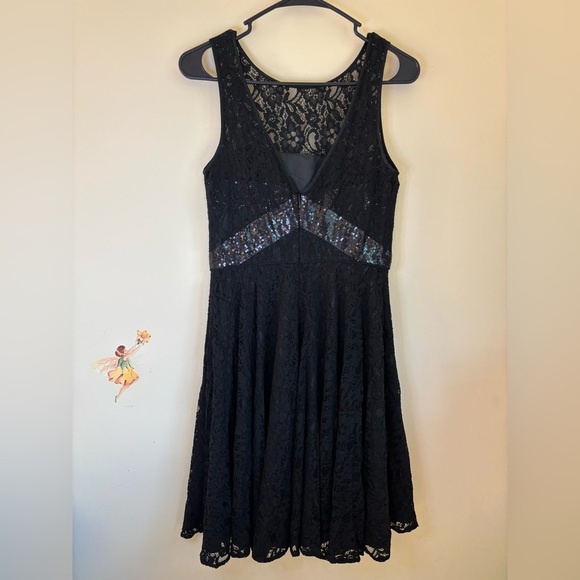 Calvin Klein Mini Dress Size 6 Black - Picture 2 of 12